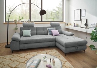 Ecksofa Altona von ED Exciting Design mit Schlaffunktion und Bettkasten – Stilvoll und Funktional