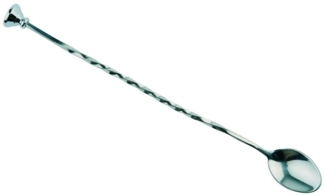 APS Servierlöffel, Barlöffel oder Limonadenlöffel, mit Kegel-Stößel und gedrehtem Stiel