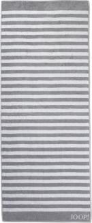 JOOP! Saunatuch - Classic Stripes Frottierkollektion - Walkfrottier Grau 80x200cm