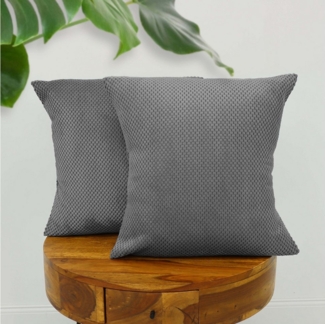Amilian Kissenbezug 2er Set - Kissen Bezüge - Kissenhüllen - Zierkissenbezüge, (2 Stück), 40x40 cm, Kissenhülle für Sofakissen, Dekokissen, Kissen, Zierkissen