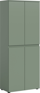 Universalschrank (B/H/T: 70x175x37 cm) in Smoke Green Nachbildung