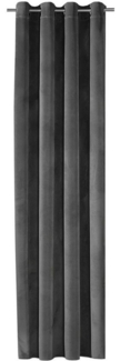 Gerster Gardine Fenja, Ösen (1 St), blickdicht, Wirkware, Ösenschal aus Samtstoff