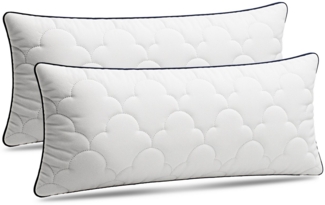 Gentle North Microfaserkissen Hochwertige Kopfkissen in Hotelqualität - verschiedene Größen, Füllung: 100% Polyester, Seitschläfer, Rückenschläfer, Seitenschläfer, Bauchschläfer, 1- oder 2-tlg, Reißverschluss für Füllung, waschbar, Made in EU, allergik...