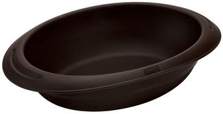 Lurch 85034 FlexiForm Oval / Brotbackform zum Backen unterschiedlichster Brotsorten aus 100% BPA-freiem Premium-Platin-Silikon 24x18 cm, braun
