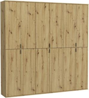 Garderobenschrank Set Projekt X V - Artisan Eiche