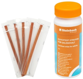 Steinbach Quicktest Streifen für Salzgehalt, 20 Stück, 079025