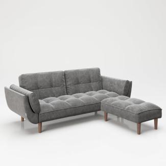 PLAYBOY HOME "SCARLETT" Sofa mit Fußablage