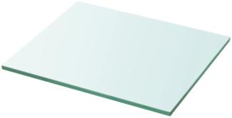 vidaXL Regalboden Glas Transparent 30x25 cm 243810