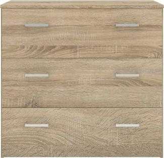 Spell Kommode 3 Schubladen Eiche Sideboard Highboard Schrank Flur Diele