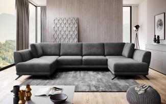 Wohnideebilder Larco Dunkelgrau Ecksofas & Eckcouches CO-LA-06LO