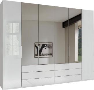 WIEMANN Falttürenschrank Kansas mit Spiegel und Glas