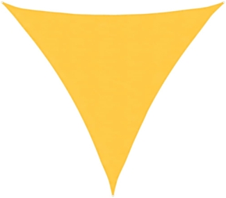 vidaXL Sonnensegel Oxford-Gewebe Dreieckig 3x3x3 m Gelb 135610