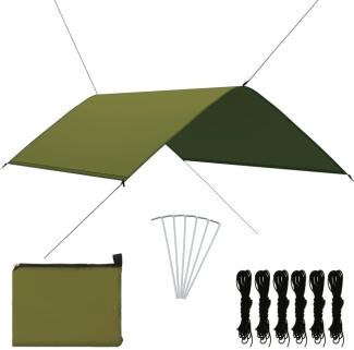 vidaXL Outdoor-Tarp 3x2 m Grün 93056