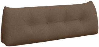 vidaXL Rücken Kissen Braun 140 x 24 x 50 cm Stoff 42014503