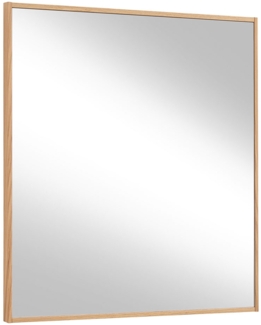 Spiegel MONDO Castino , Holz, Holzwerkstoff , Holzfarben, Verspiegelt , 84 x 82 x 4 cm