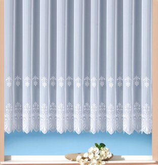 Weckbrodt Gardine Heidelberg (1 St), Kräuselband, transparent, Voile, echte Stickerei, Voile, transparent, mit 1 oder 2 Bordüren, Store