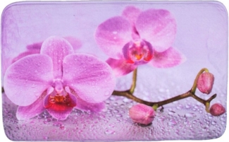 Sanilo Badematte Blooming, rutschhemmend, waschbar, schnelltrocknend, Polyester, rechteckig, sehr weich, hochwertig & modern, 50x80 cm oder 70x110 cm