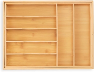 Ausziehbarer Besteckkasten aus Bambus 10045686
