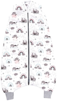 Baby Schlafsack mit Füßen 2.5 TOG Regenbogen