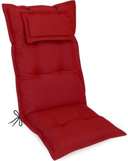 Herlag Hochlehnerauflage Ava Gartenstuhlauflage Hochlehner, abnehmbares Kopfpolster, 123x50x9cm, SunGuard Gartenpolster Hochlehner 123x50x9cm Kopfpolster UV-Schutz