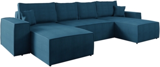 Wohnlandschaft Magerio U Cord (Farbe: Poso 05)