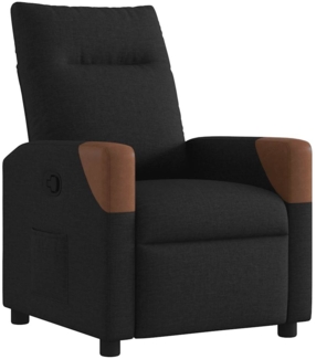 vidaXL Relaxsessel Schwarz Stoff 4104811