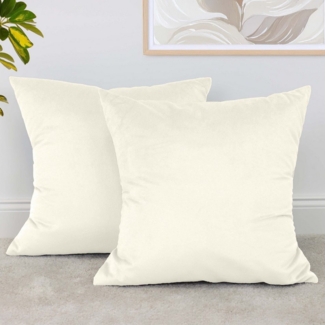 Amilian Dekokissen 2er Set - Kissen mit Füllung und Bezug - Sofakissen, Zierkissen, (2 Stück), 40x40 cm, Kopfkissen, Kuschelkissen mit Kissenfüllung