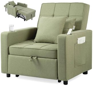 Makika Schlafsessel Schlafstuhl Tommy klappbar in Grün