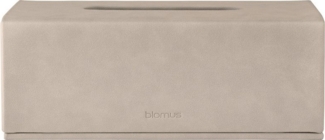 blomus Kosmetikbox Kosmetiktuchbox -SAHLA- Taschentücherbox, Tissuebox, Bad Design-Box, PU-Leder, Wildoptik, Einfach zu öffnen, Farbauswahl