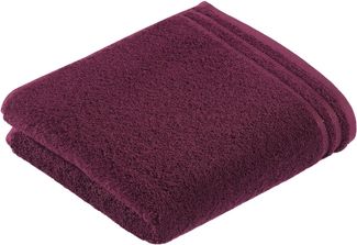 Vossen Badetuch Calypso Feeling, Walkfrottee (2-St), mit schmaler Bordüre, aus 100% hochwerter Baumwolle, Vegan, einfarbig