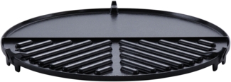 Cadac BBQ Plancha Grillplatte für Safari Chef 6540-600, Aluminium schwarz, ø 30 cm