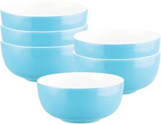 Seltmann Weiden Liberty Pure Colors Müslischale ø 15 cm 6er Set - Lagoon Blue