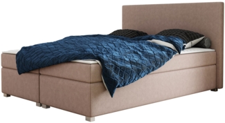 Mirjan24 Boxspringbett Retyk, Rosa, 140x200 cm