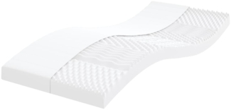 vidaXL Schaumstoffmatratzen 2 Stk. 80x200 cm 7-Zonen Härtegrad 20 ILD 356360