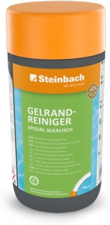 Steinbach | Gelrandreiniger spezial | alkalisch | Fassungsvermögen: 1 Liter | ideal zur Reinigung von Beckenrändern | effizient gegen Verschmutzungen