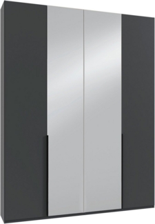 Wimex Kleiderschrank Mugano,in 8 Breiten,3 Höhen,2 Tiefen, viele Farben, Made in Germany (in Basic oder Premium Ausstattung) mit langen oder kurzen Griffen aus Metall, mit oder ohne Spiegel