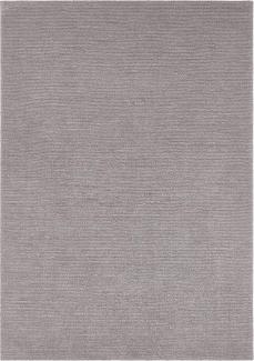 Kurzflor Teppich Supersoft Hellgrau - 80x150x1cm