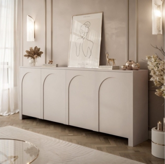 Lookway Kommode ARIADNA mit vier Türen (1x Kommode), Breite: 204 cm