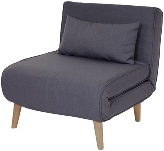 Mendler Schlafsessel dunkelgrau