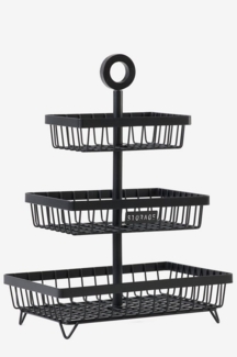 Next Obstschale Bronx Obstkorb mit 3 Ebenen, Metall, (1-tlg)