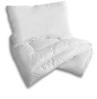 Set Decke und Kissen FÜLLUNG für Kinderwagen Bett 70×50 cm