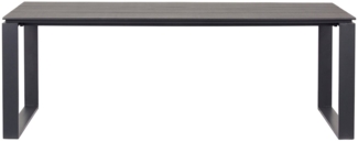 ebuy24 Gartentisch Martinus Gartentisch 210x100 cm schwarz.