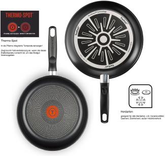 Tefal B30107 ExtraGlide Bratpfanne 20cm Antihaftbeschichtet, Pfanne