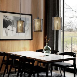 Hängelampe, 3 flammig, Höhe flexibel, gold, H 150cm, CHEVAL