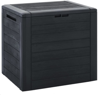 vidaXL Gartentruhe Anthrazit 58,5x46x55 cm Polypropylen 152195