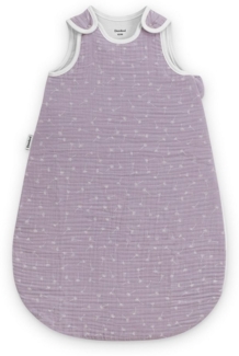 Ehrenkind Babyschlafsack Musselin Ganzjahresschlafsack Rund, 2.5 TOG (mit atmungsaktiver Bio-Baumwolle), für guten Schlaf zu jeder Jahreszeit