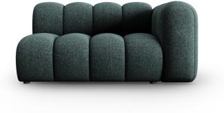 Micadoni Modulares Sofa Lupine 2-Sitzer Rechts Chenille Petrol