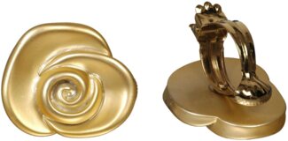 Liedeco Dekoklammer Rose, Gardinen, Vorhänge, (Packung, 2-St), für Gardinen, Vorhänge