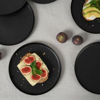 ASA SELECTION Geschirr-Set Dessertteller 21cm Coppa Kuro 6-tlg.