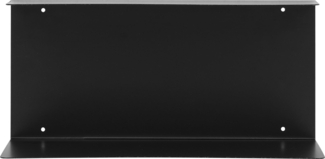 House Nordic Wandregal, Stahl, schwarz, 40x18x18 cm
